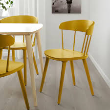 Omtanksam Chair Yellow Ikea Eetkamerstoelen Eetkamerstoelen Ikea Stoelkussens