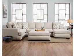 Corinthian Colonistoatmeal Sectional With Chaise Furniture Sofas For Small Spaces Sectional Sofa