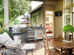 Desain Dapur Mungil Terbuka Menghadap Taman Dapur Terbuka Desain Patio