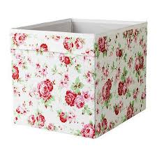 Pink Floral Ikea Drona Storage Box Expedit Magazine Kallax Shelving Shelf Ikea Storage Boxes Ikea Ikea Storage