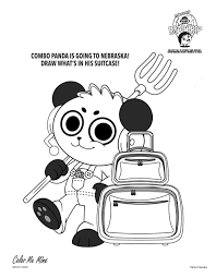 Po, shifu and the furious five. Free Ryan S World Coloring Pages Moms Com