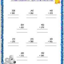Cbse Maths Addition With Carrying Worksheets Addition With Carrying Hundreds Worksheets For Grade 2 Math Math Addition 2nd Grade Worksheets