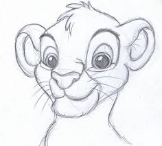 Zeichnung Einfach Zu Reproduzieren Bildzeichnung Beute Einfache Zeichnung Farbidee Fur Disney Art Drawings Lion King Drawings Cartoon Drawings