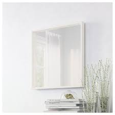 Nissedal Mirror White 65x65 Cm Ikea Ikea Nissedal Ikea Mirror Wall Mirrors Ikea