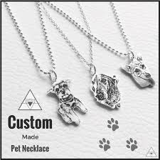 925 sterling silver personalized pet photo necklace pet lithograph necklace pet portrait engraved necklace gift for pet lovers. Custom Made Pet Photo Necklace Jewelry Gomine