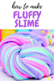 Diy How To Make Fluffy Slime Making Fluffy Slime Homemade Slime Fluffy Slime