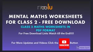 Mental Maths Worksheets For Class 2 Grade 2 Maths Practice Mental Math 2nd Grade Math Mental Maths Worksheets