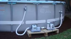 Pumpen Vom Boden Fernhalten Intex Pool Mit Salzwassersystem Poollandscape I Boden Fernhalten Intex In 2020 In Ground Pools Above Ground Pool Pumps Intex Pool