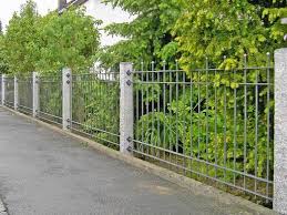 Metallzaune Zaun Metallzaun Vorgarten Gestalten