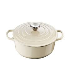 Le Creuset Brater Signature 20 Cm Creme 2 4 L Shop Landhaus Look Gusseisen Le Creuset Brater Le Creuset