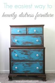 The Easiest Way To Heavily Distress Furniture Distressed Furniture Diy Distressed Furniture Repurposed Furniture