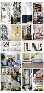 Remodelaholic 24 Ideas On How To Decorate Tall Walls Large Wall Decor Living Room High Ceiling Living Room Big Wall Decor