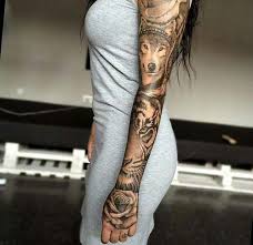 Kadin Kol Kaplama Dovmeleri Full Arm Tattoo For Woman Kiz Dovmeleri Gul Dovmeleri Dovmeli Kizlar