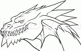 How To Draw Dragons How To Draw A Dragon Head Step By Step Dragons Draw A Dragon Simple Dragon Drawing Easy Dragon Drawings Cool Easy Drawings