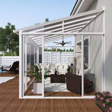 Wintergarten San Remo 3x5m Weiss Online Kaufen Bei Gartner Potschke Terassenentwurf Hinterhof Terrassen Designs Wintergarten