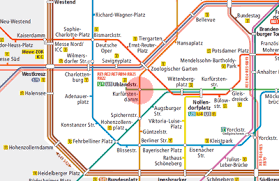 Kurfurstendamm Station Map Berlin S Bahn U Bahn Station Map Berlin Map