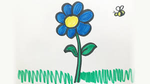 How To Draw And Color A Flower For Kids Youtube So grab your reference image and draw it with a pencil.