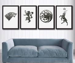 22 Low Key Game Of Thrones Themed Items You Ll Actually Use In 2020 Game Of Thrones Canvas Canvas Wall Art Set Canvas Wall Art