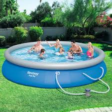 Bestway Fast Set 15 Ft X 33 Pool Set Swimming Pool House Pool Bestway