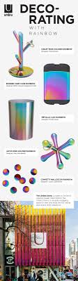 Exploring Rainbow And Iridescent Finishes In Home Decor Introducing The New Umbra Rainbow Wall Decor Trash Cans Mermaid Home Decor Rainbow Wall Decor Rainbow