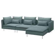 Soderhamn Corner Section Finnsta Turquoise Ikea Soderhamn Sofa Recamiere Chaiselongue