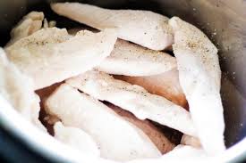 Then put all of your chicken tenders into the liquid. The Easiest Instant Pot Chicken Tenders From Frozen Whole Lotta Yum