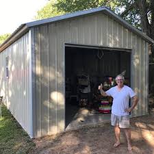 15x36 Vertical Roof Metal Garage W 10 Walls 8x9 Rollup Door Farm Yard Eagle Carports Patio Projects Barns Sheds Eagle Carports