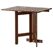 Applaro Wandklapptisch Aussen Braun Las 80x56 Cm Ikea Deutschland Wandklapptisch Ikea Outdoor Gartentisch Mit Stuhlen