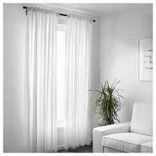 Vivan Curtains 1 Pair White Ikea Minimalist Curtains Curtains Living Room Ikea Curtains