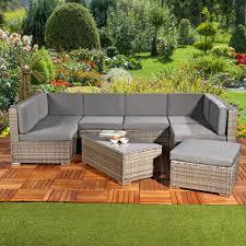 Polyrattan Sitzgruppe Lounge Sessel Sofa Sitzgarnitur Gartenmobel Gartenset Brau Garten Terrasse Mobe Polyrattan Sitzgruppe Sitzgruppe Rattan Mobel Garten
