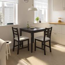 Lerhamn Tafel Zwartbruin Ikea Kleiner Esstisch Klapptisch Tisch