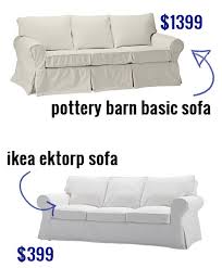 Ikea Ektorp Sofa Versus Pottery Barn Basic Sofa Buy A Cheap White With Easily Replaceable Slip Covers Wash Bleach Ektorp Sofa Ikea Ektorp Sofa Ikea Ektorp
