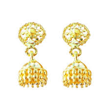 Jpearls Traditional Gold Jhumkas Gold Jewelry Earrings Earrings Gold Earrings