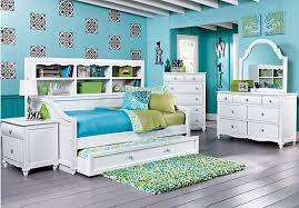 Gabriella Winter White 5 Pc Twin Bookcase Daybed Bedroom Bedroom Design Bedroom Furniture Stores Bedroom Turquoise