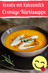 Kurbissuppe Mit Hokkaido Und Kokosmilch Ganz Klassisch Rezept Kurbissuppe Rezept Kurbissuppe Kokosmilch Kokosmilch