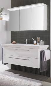 Weisses Bademobel Set Bestehend Aus Waschbecken Unterschrank Waschbecken Spiegelschrank Beleuchtung Vanity Bathroom Vanity Double Vanity