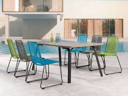 Moderne Garten Essgruppe Symi Esstisch Beton 6 Stuhle Kufengestell Kordeldesign Online Kaufen Bestpreis Gartentisch Gartenstuhle Gartenmobel Sets