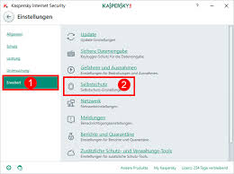 Aktivieren Oder Deaktivieren Des Selbstschutzes In Kaspersky Internet Security 2018