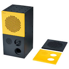 Frekvens Speaker Black Yellow Ikea Teenage Engineering Ikea Bluetooth