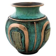 Copper And Bronze Decorative Vase Pre Inca Character In 2021 Vases Decor Vase Table Vases