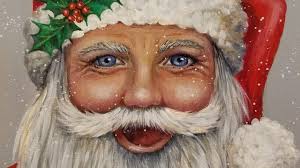 Learn To Paint Santa Claus Portrait Step By Step Acrylic Painting Tutorial Youtube Face Painting Tutorials Santa Paintings Painting Tutorial