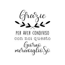 Timbro Grazie Per Aver Condiviso Con Noi Questo Giorno Meraviglioso 2 Citazioni Matrimonio Matrimonio 25 Anniversario Di Matrimonio