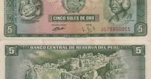 Billete Peru 5 Soles De Oro 1969 M B C Comprar Billetes Billetes Billetes De Banco Historia De La Moneda