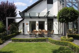 Terrassen Uberdachung Als Filigranes Glasdach Contemporary Deck Other By Reismann Metallbau