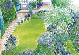 Ideen Fur Einen Schmalen Hausgarten Garten Haus Und Garten Schmaler Garten