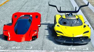 Koenigsegg Tornado Concept Vs Ferrari Marte 2050 Concept Old Monza Youtube