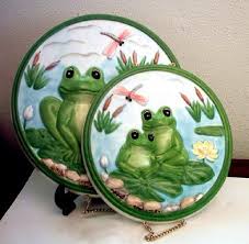 Frog Kitchen Decor Frog Ceramic Burner Covers Frog Decor Frog Pictures Frog Crafts