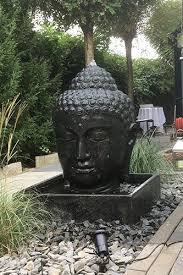 Buddha Brunnen Komplett Set Mit 100cm Kopf Balibuddha Buddha Brunnen Buddha Garten Aussenbrunnen