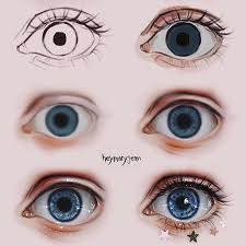 Great Drawing Reference For Realistic Eyes Tutorial De Arte Digital Tutoriais De Pintura Digital Pintura Dos Olhos