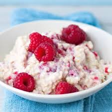 Warmer Hirsebrei Mit Himbeeren Rezept Hirsebrei Rezepte Hirse